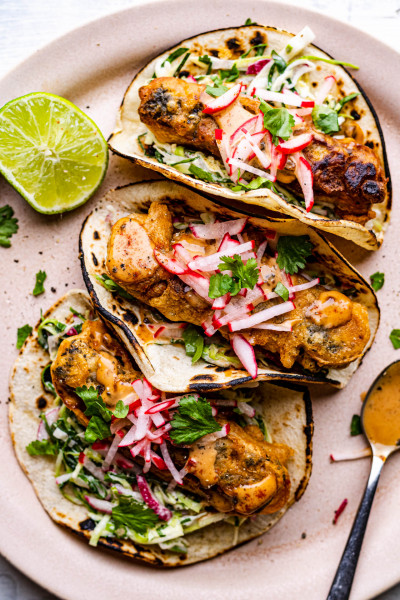 tofish tacos plate