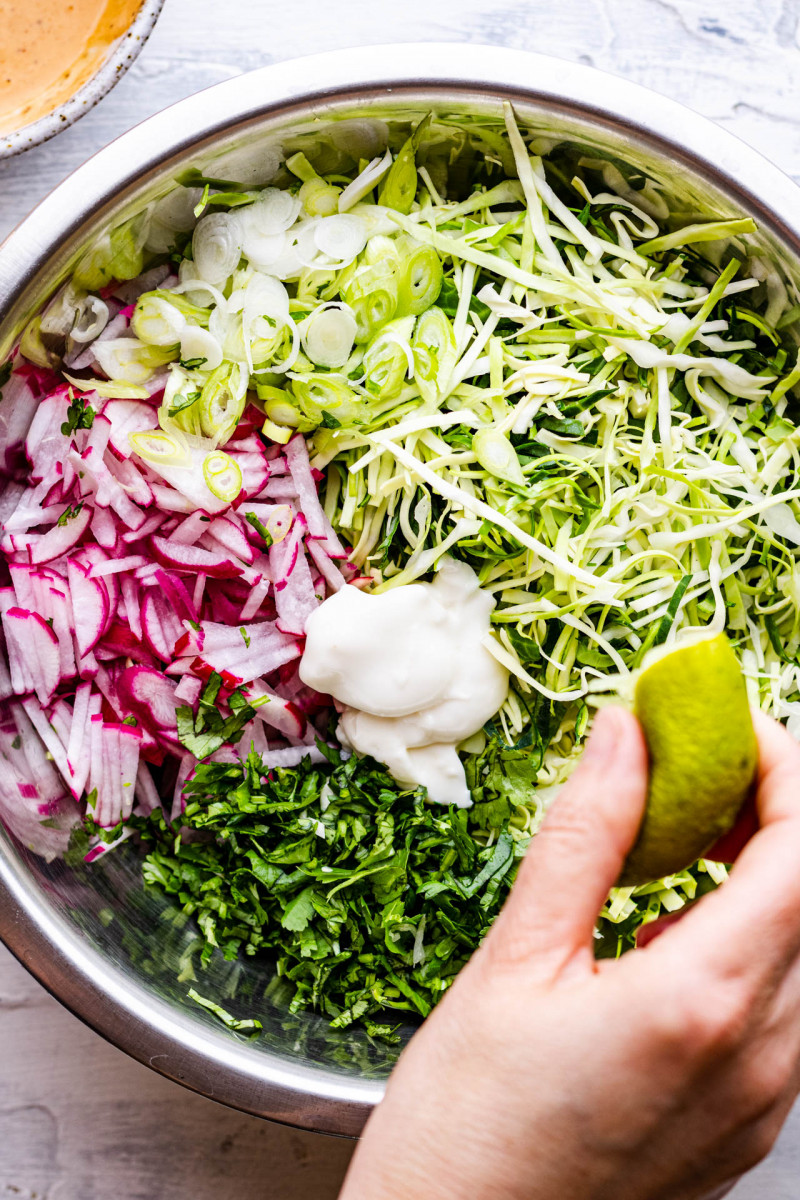 tofish tacos slaw