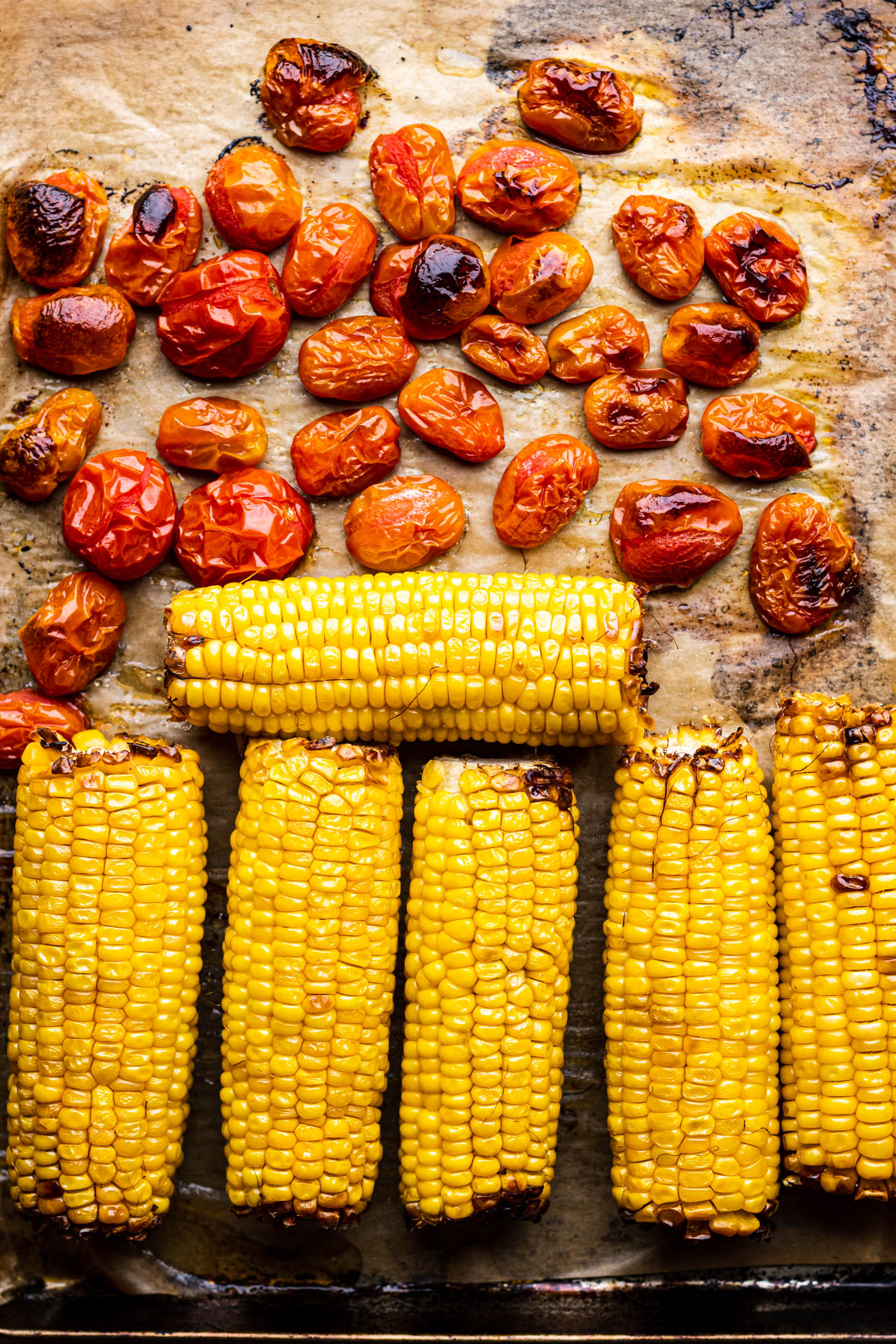 mexican corn soup charring