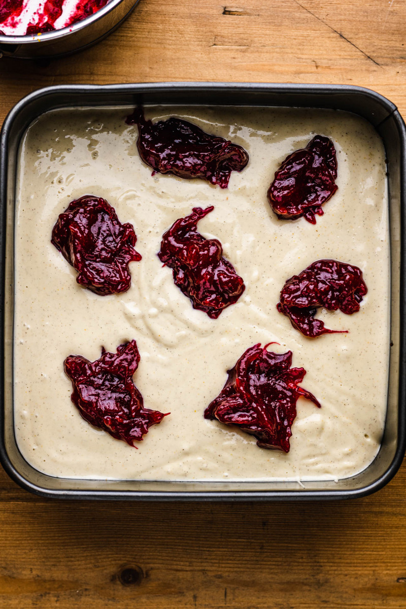 cranberry cheesecake bars cranberry jam