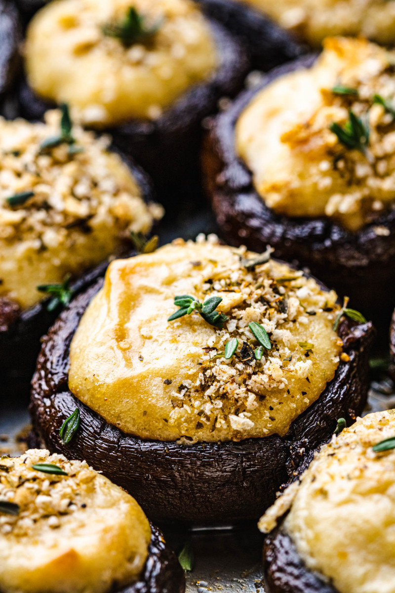 stuffed mushrooms macro