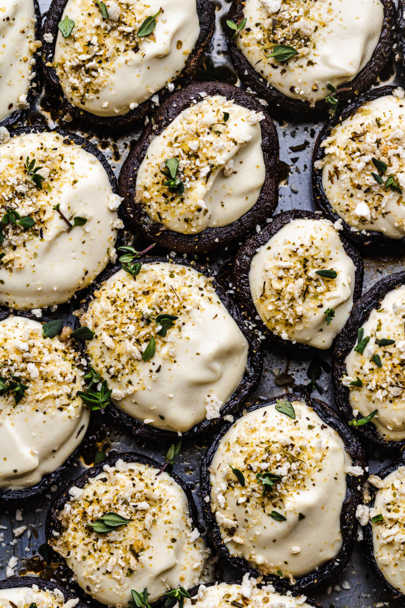stuffed mushrooms unbaked