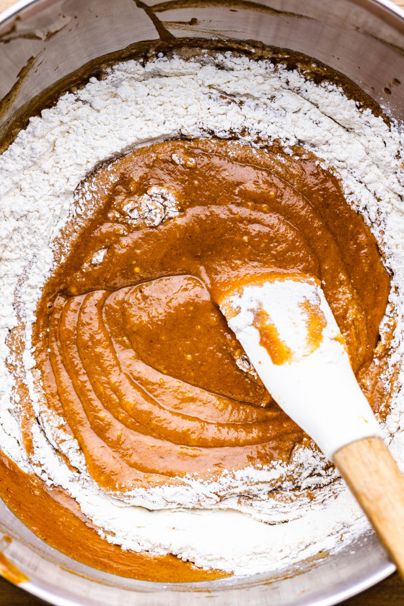 vegan pumpkin marble cake dry ingredients
