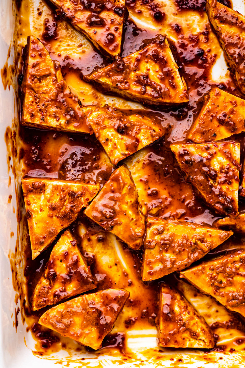 harissa tofu bowls tofu