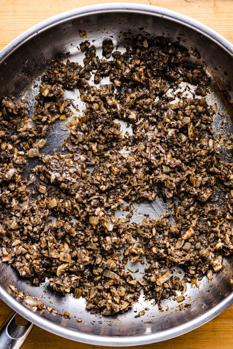 tempeh bolognese mushrooms