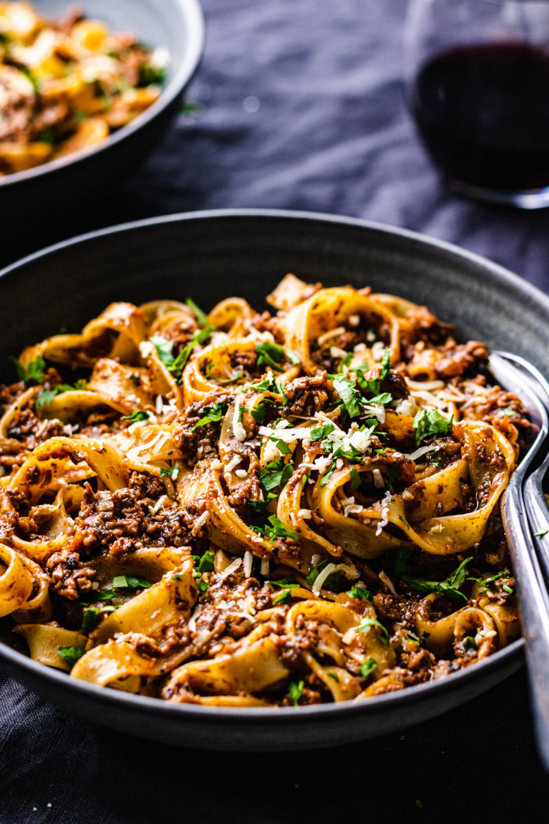 tempeh bolognese side