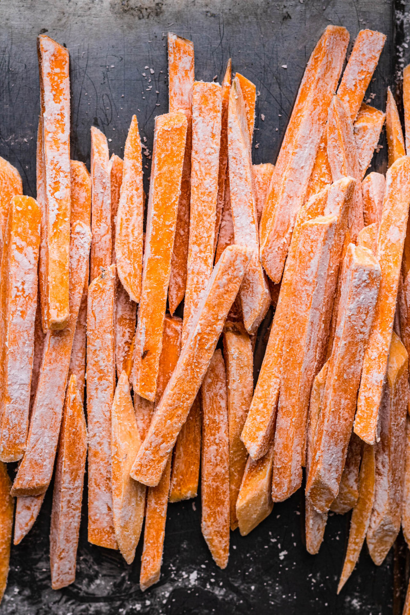 sweet potato fries cornstarch