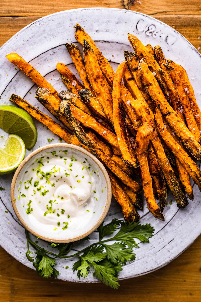 sweet potato fries plate