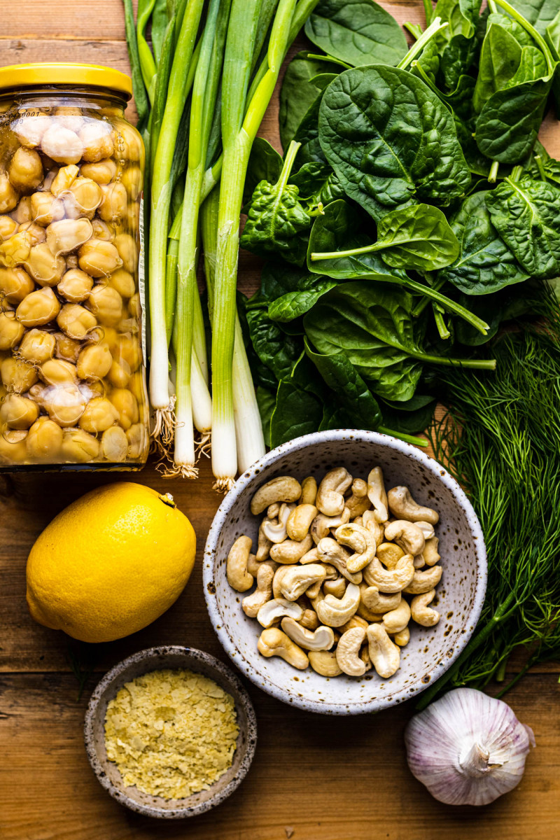 spinach ricotta rolls vegan ingredients