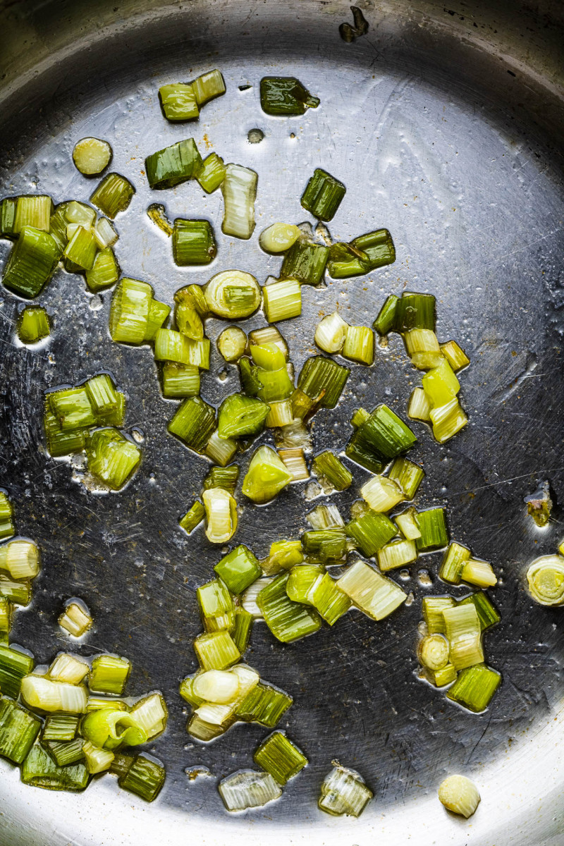 spinach ricotta rolls vegan spring onions
