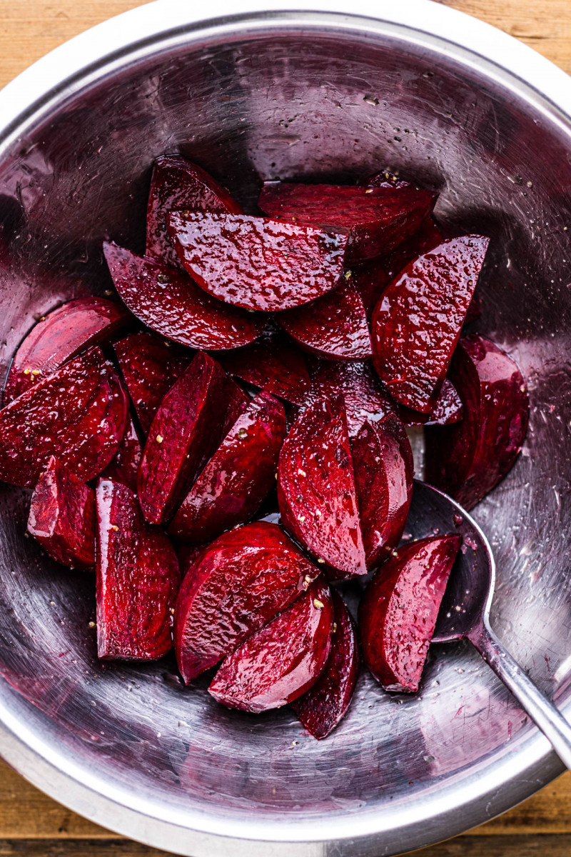 roasted beets dill cream beets