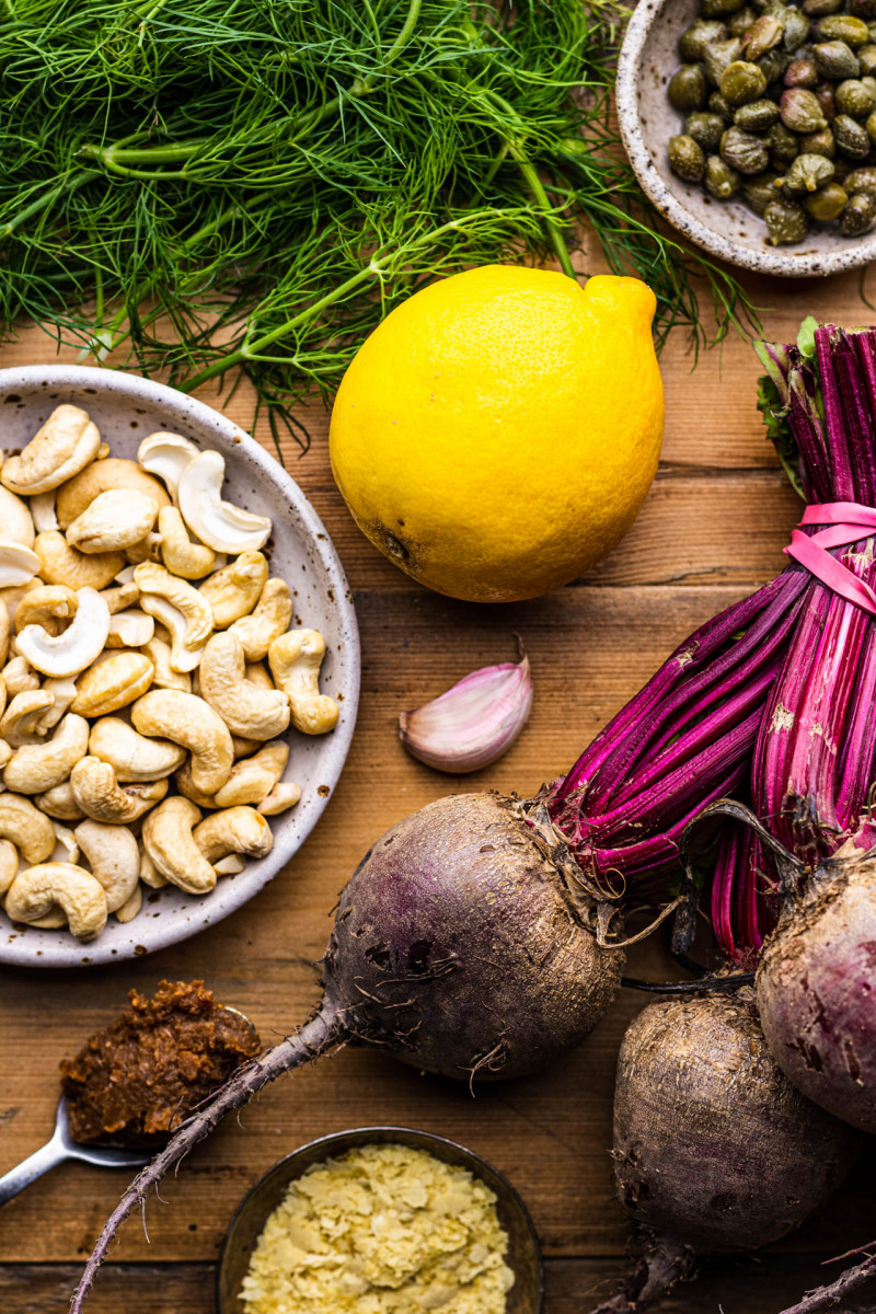 roasted beets dill cream ingredients