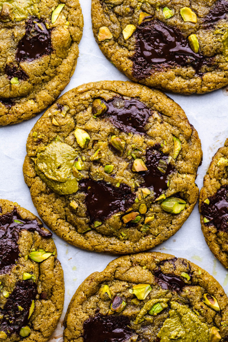 eggless pistachio cookies