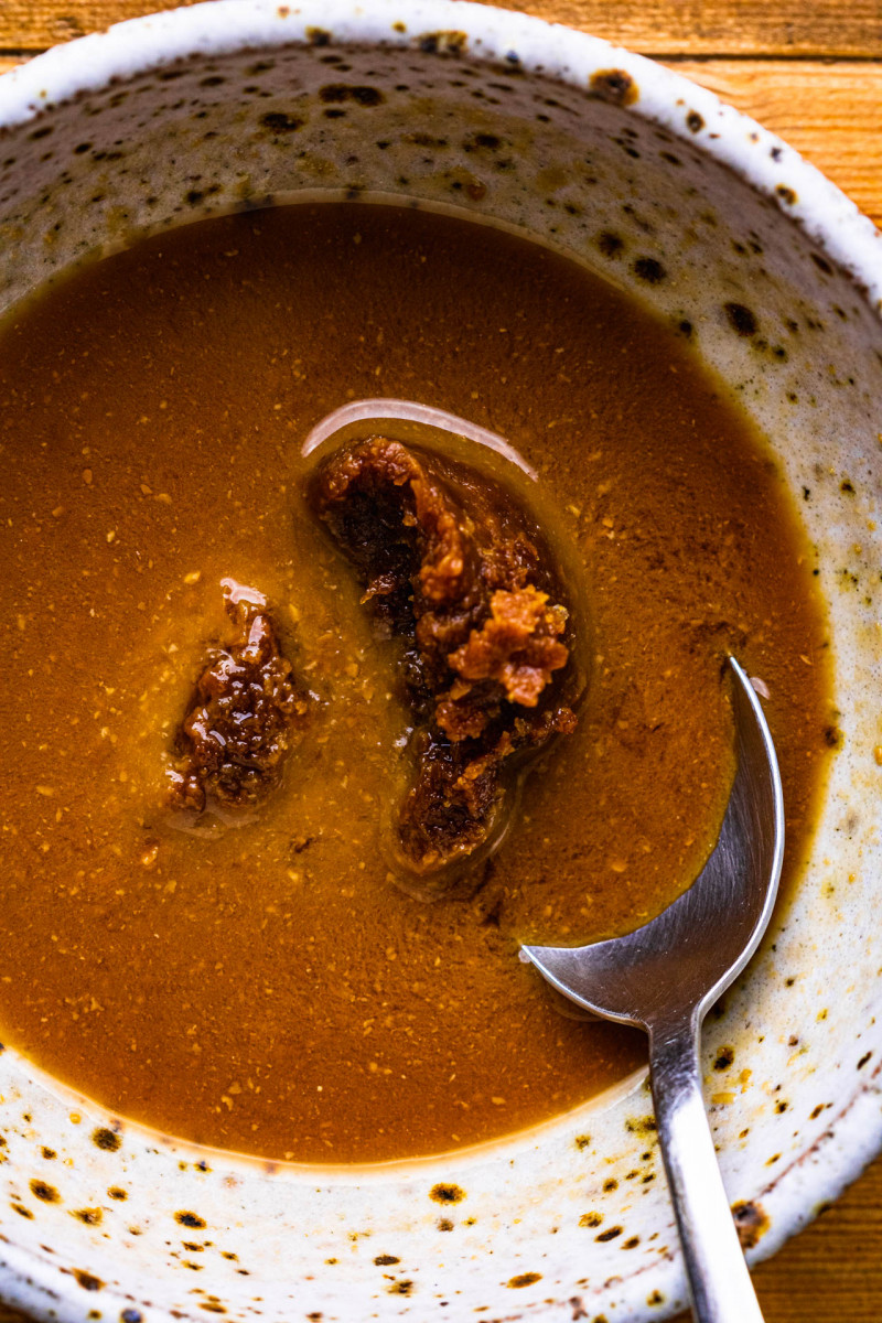 spring minestrone bowl miso