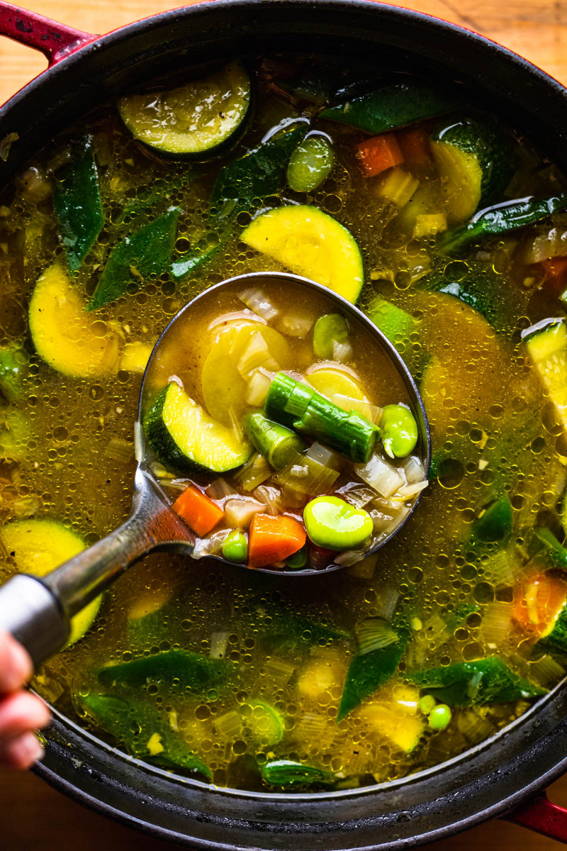 spring minestrone made