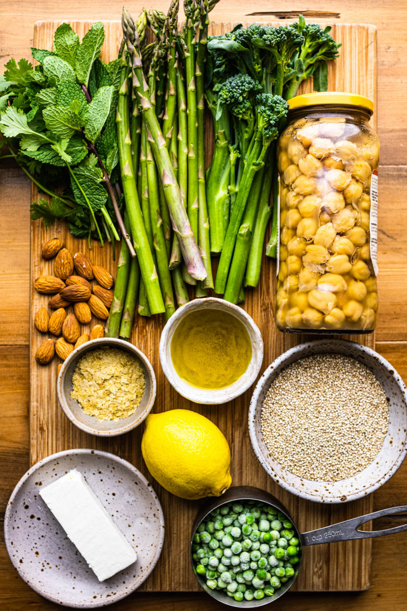 quinoa salad lemon dressing ingredients