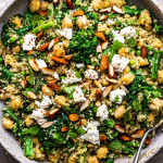 Quinoa salad with lemon dressing