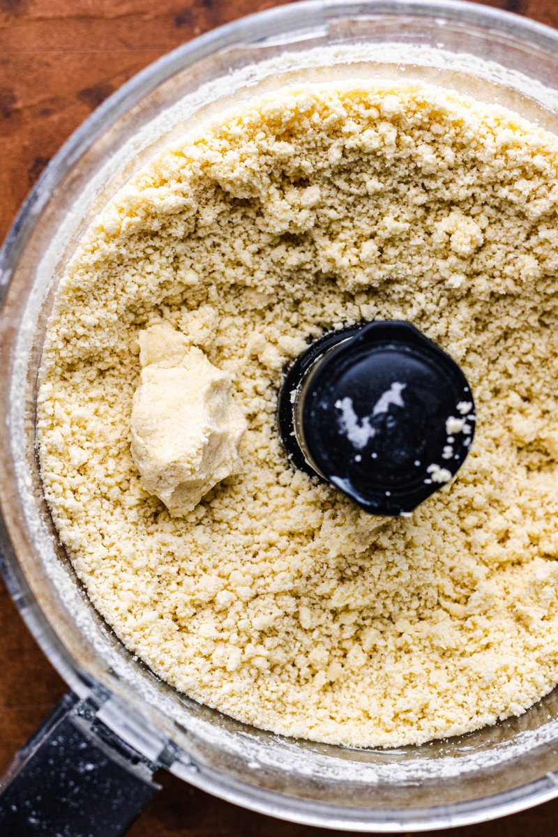 vegan bakewell tart food processor