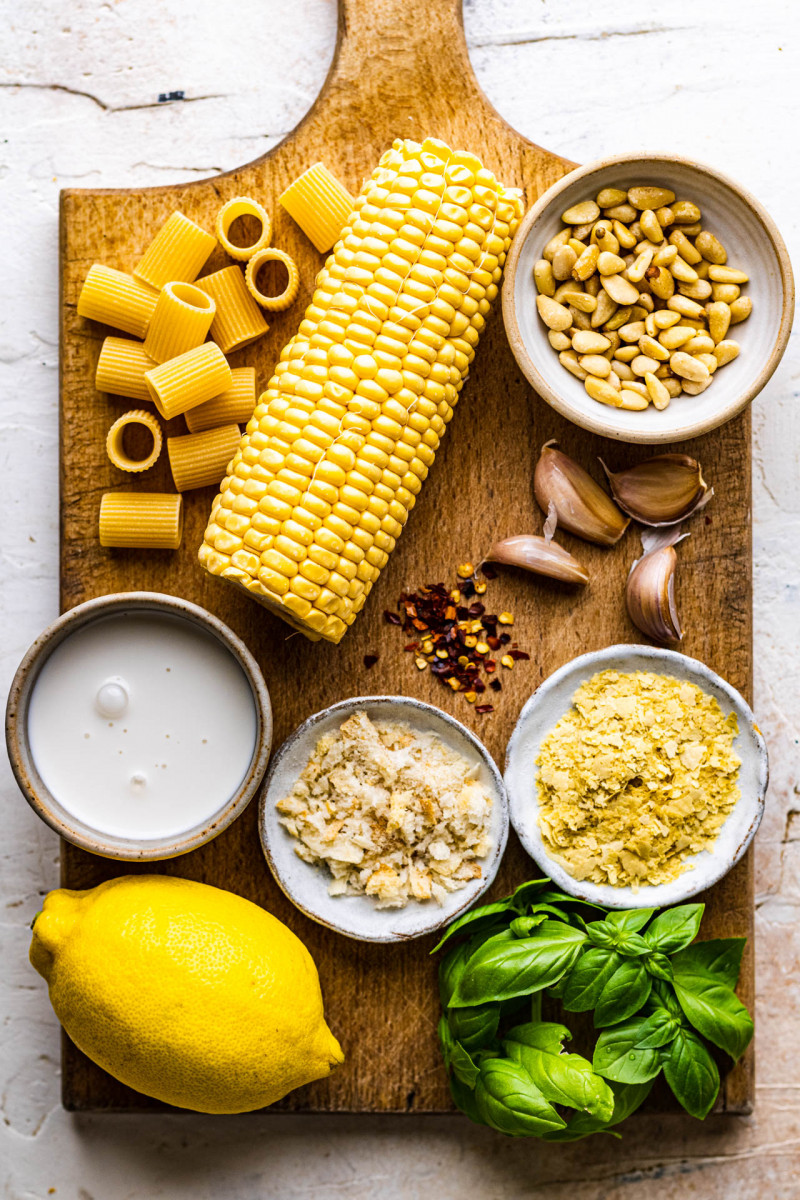 corn pasta ingredients