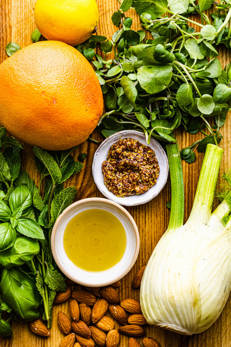 grapefruit fennel salad ingredients