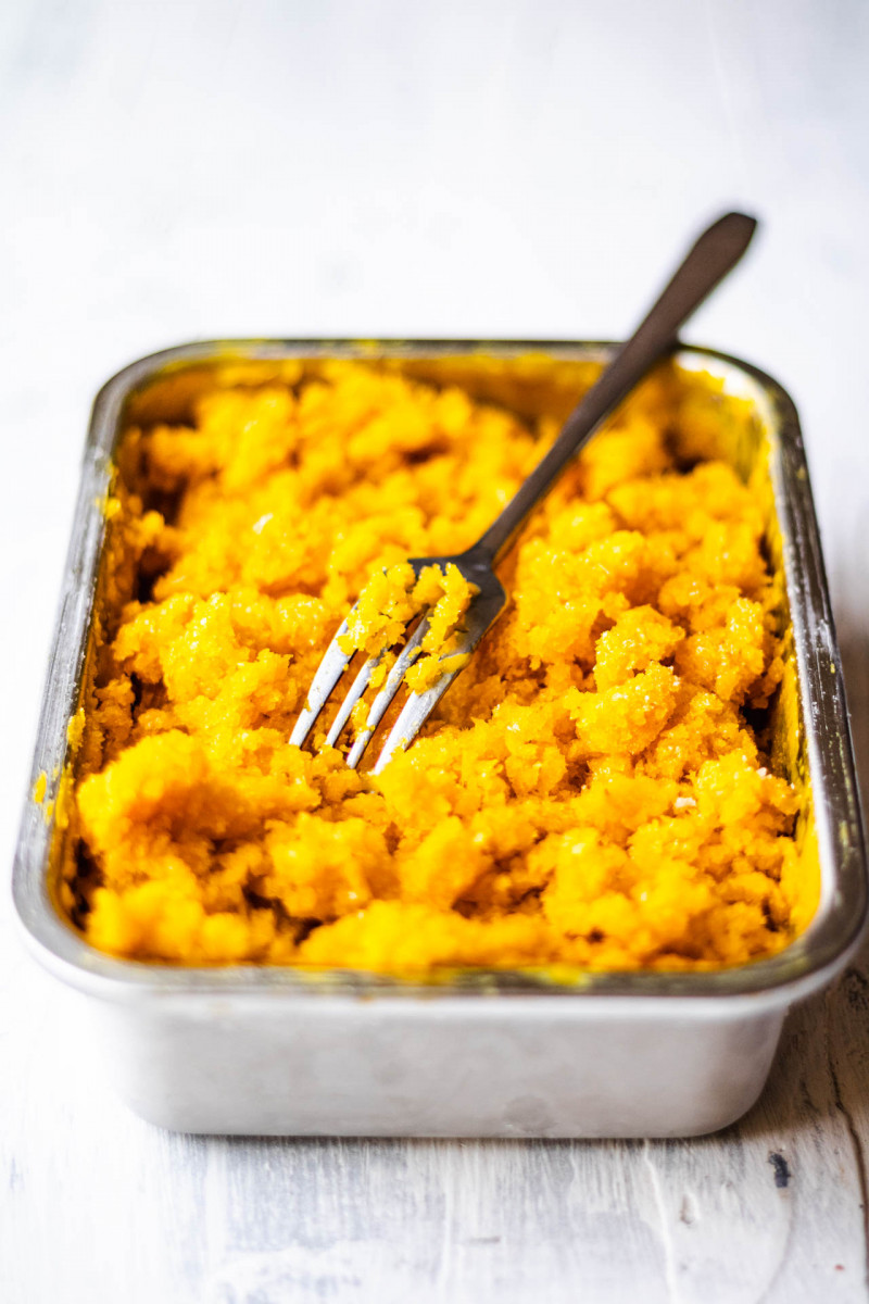 mango granita container