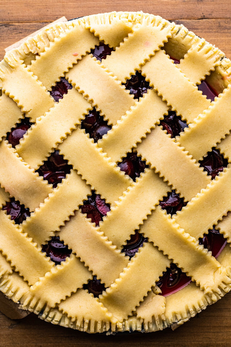 vegan cherry pie raw
