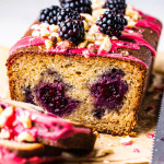 Vegan blackberry cake