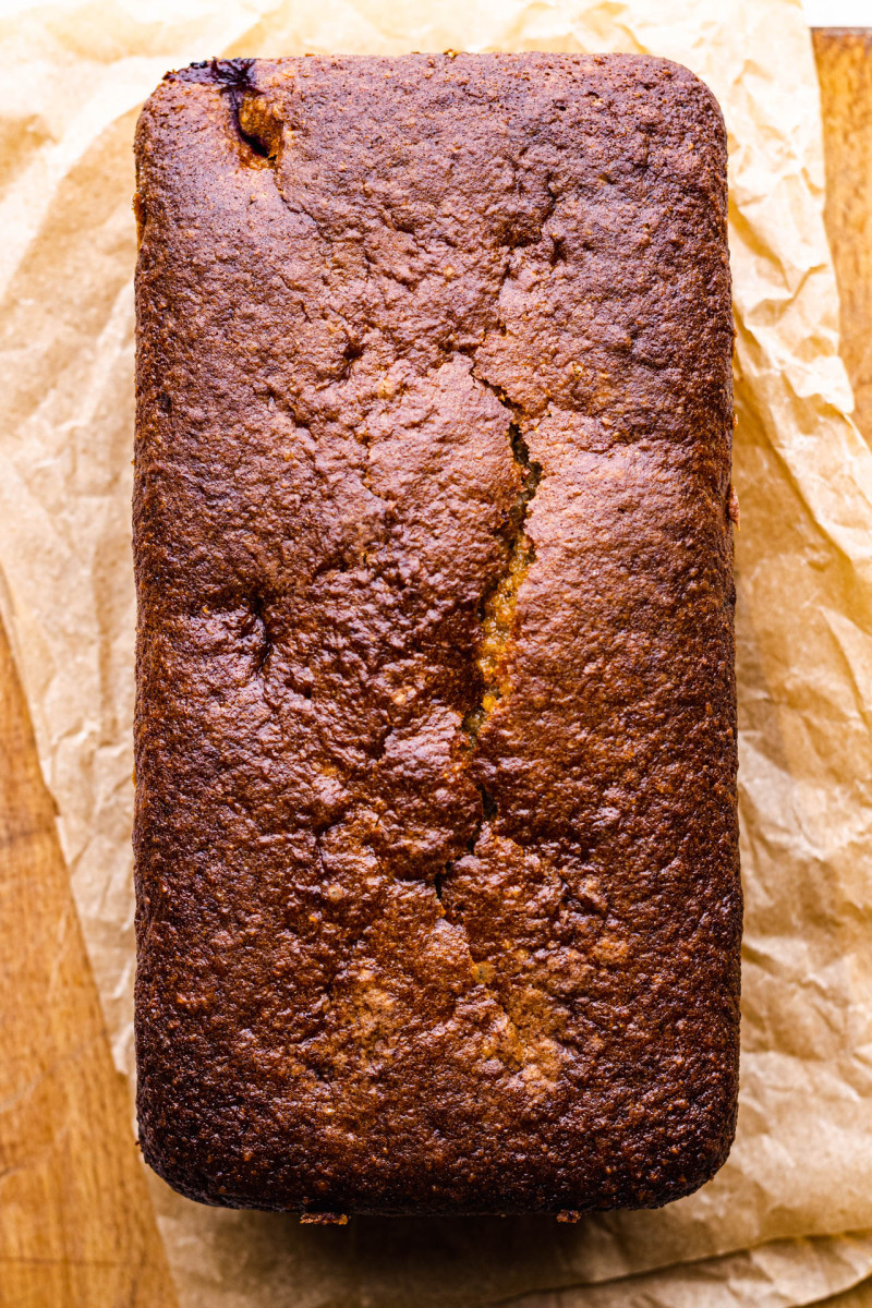 vegan blackberry cake baked