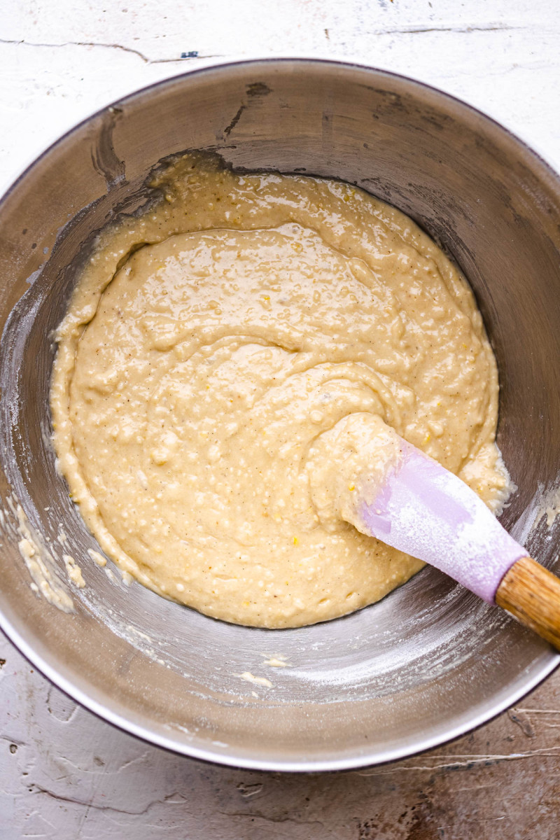 vegan blackberry cake batter