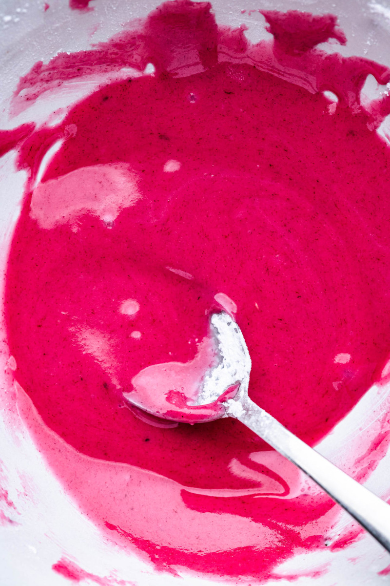 vegan blackberry cake icing