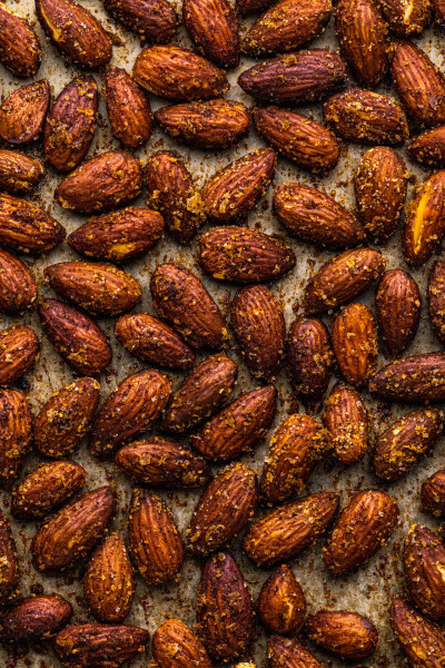 smoked almonds