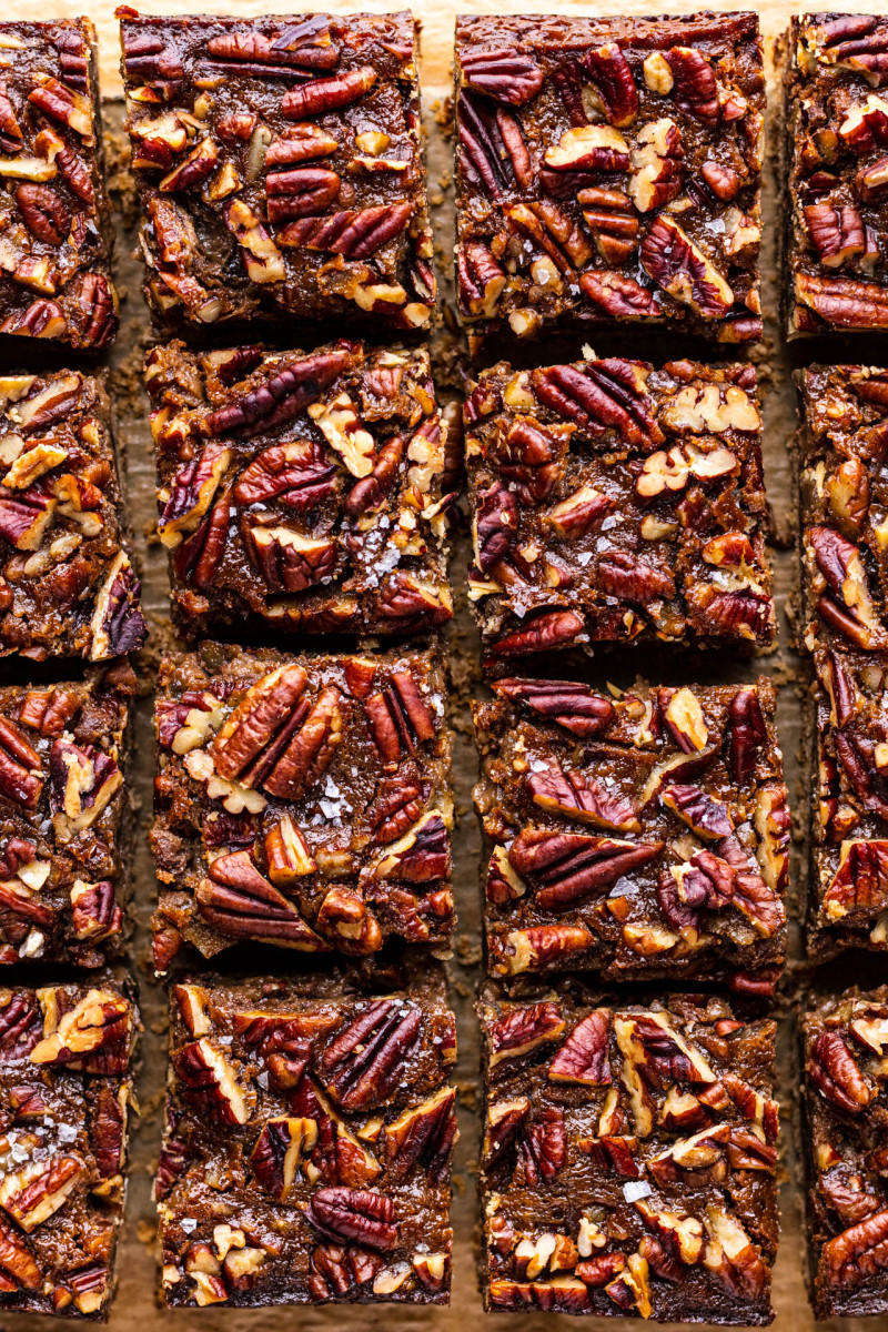 vegan pecan pie bars