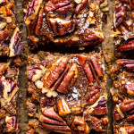 Vegan pecan pie bars