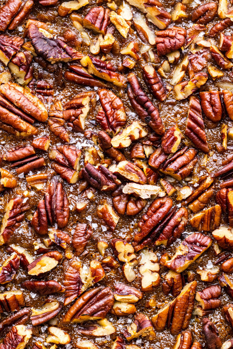 vegan pecan pie bars macro