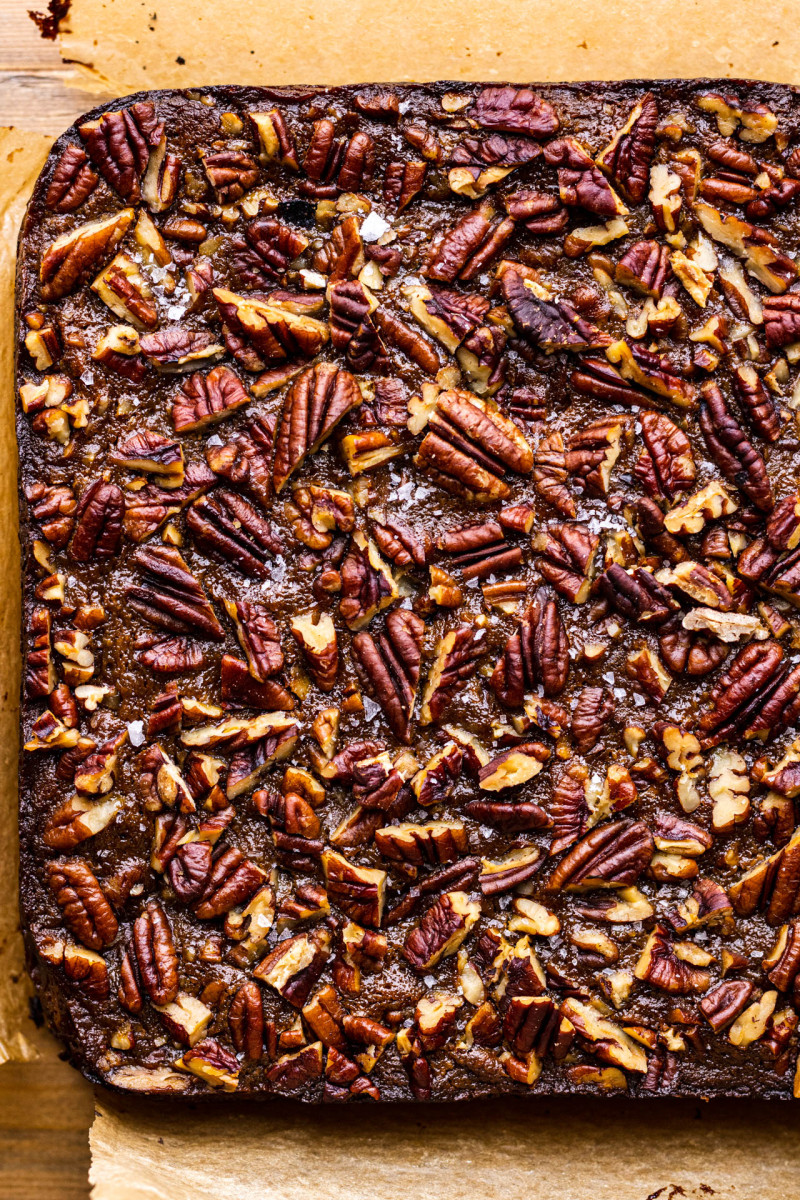 vegan pecan pie bars no tin